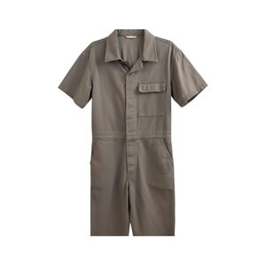 Current Elliott Womens Utility Jumpsuit SS Cargo Pockets Blue Gray Size 1